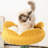 Everhard Tulip Cat Tree with Cat Scratching Posts, Large Cat Tower with Comfy Cat Perch for Indoor Cats, Modern Cat Furniture-819390457
