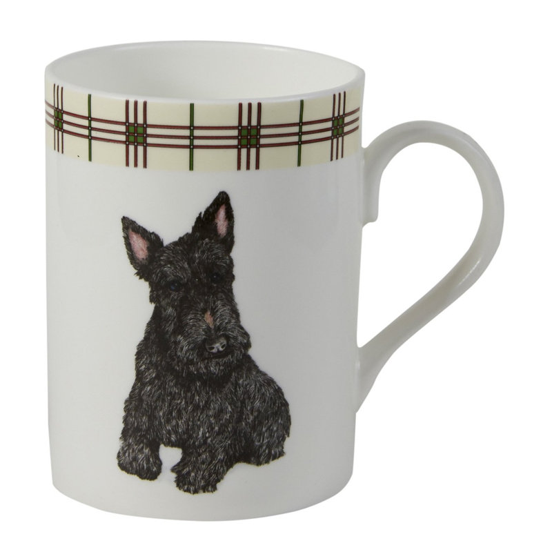 Tasse à café et soucoupe Annemone Scottie