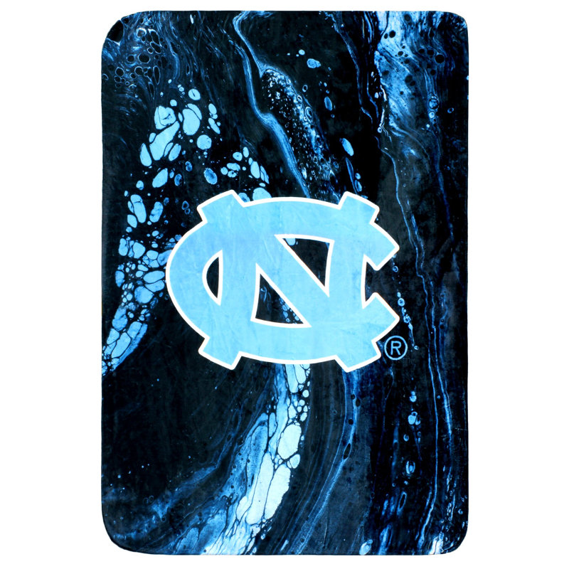 Plain Weave / Muslin Throw Blanket, 30" W x 40" L, North Carolina Tar Heels