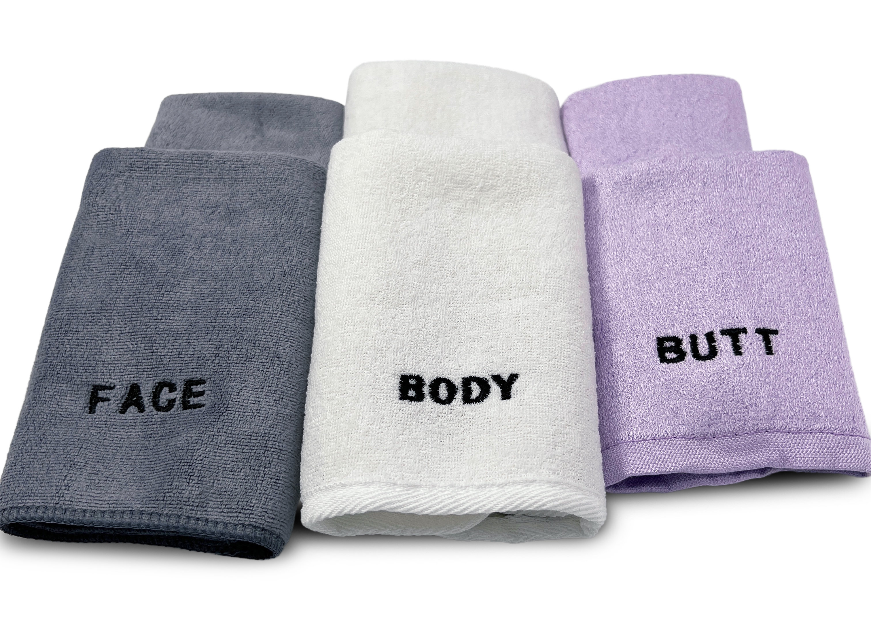 SET OF 4 New eco-melange Rayon From BAMBOO Bath + Hand Towel Set