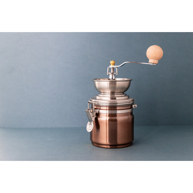 La Cafetière Edited Stainless Steel Manual Burr Coffee Grinder