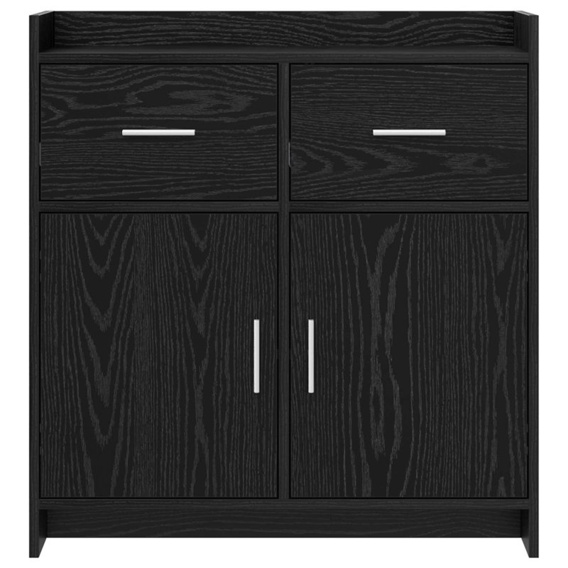 75cm Sideboard, Black Oak