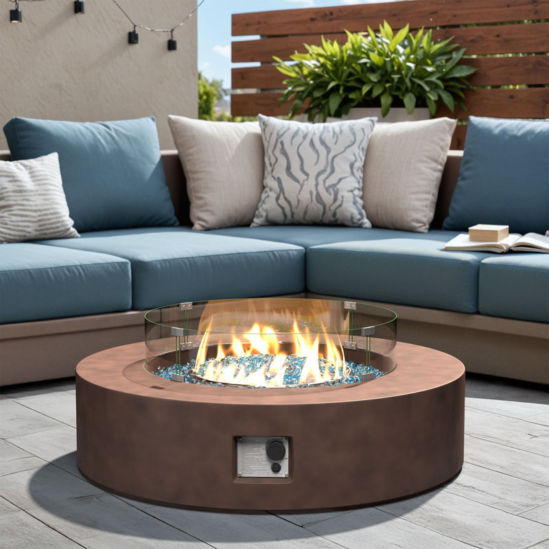 Concrete Propane Fire Pit Table