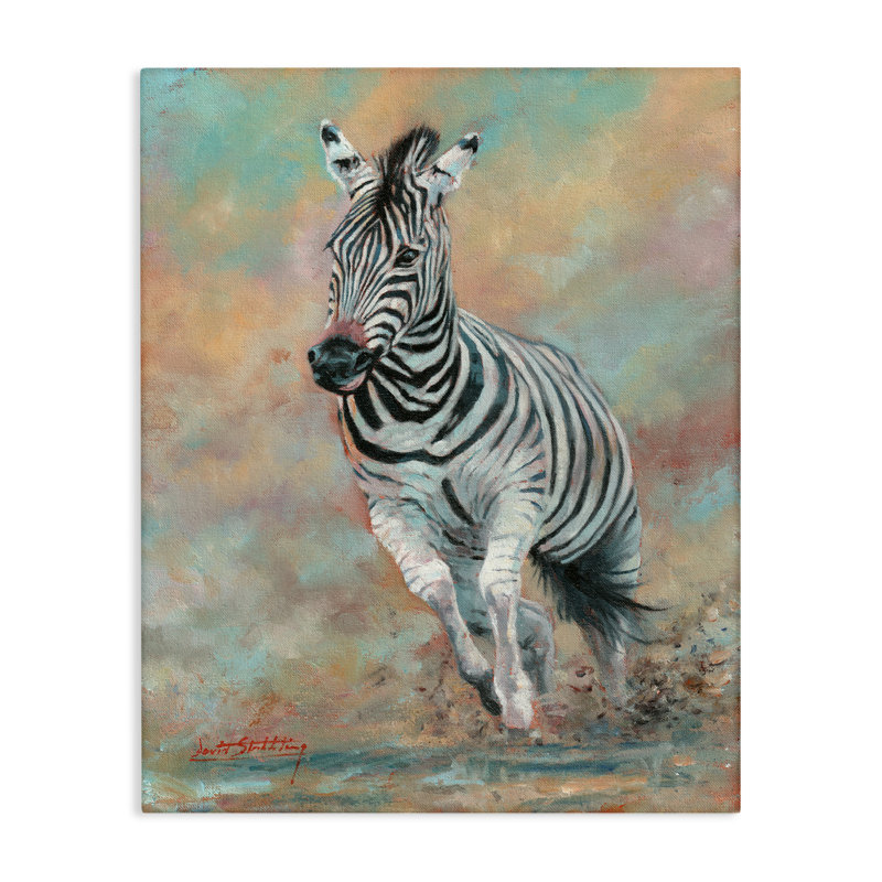 Toile K donnant plus de poussière, design par David Stribble, H 48 po x l 36 po