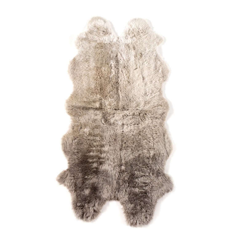 Lalo Sheepskin Ombre Area Rug, Novelty 3'3" x 5'11"