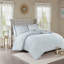 Housse de couette en coton avec fermeture à boutons et taies décoratives-120469725