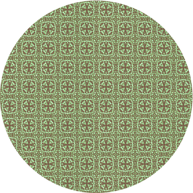 Moroccan Indoor Rug, Round 7'