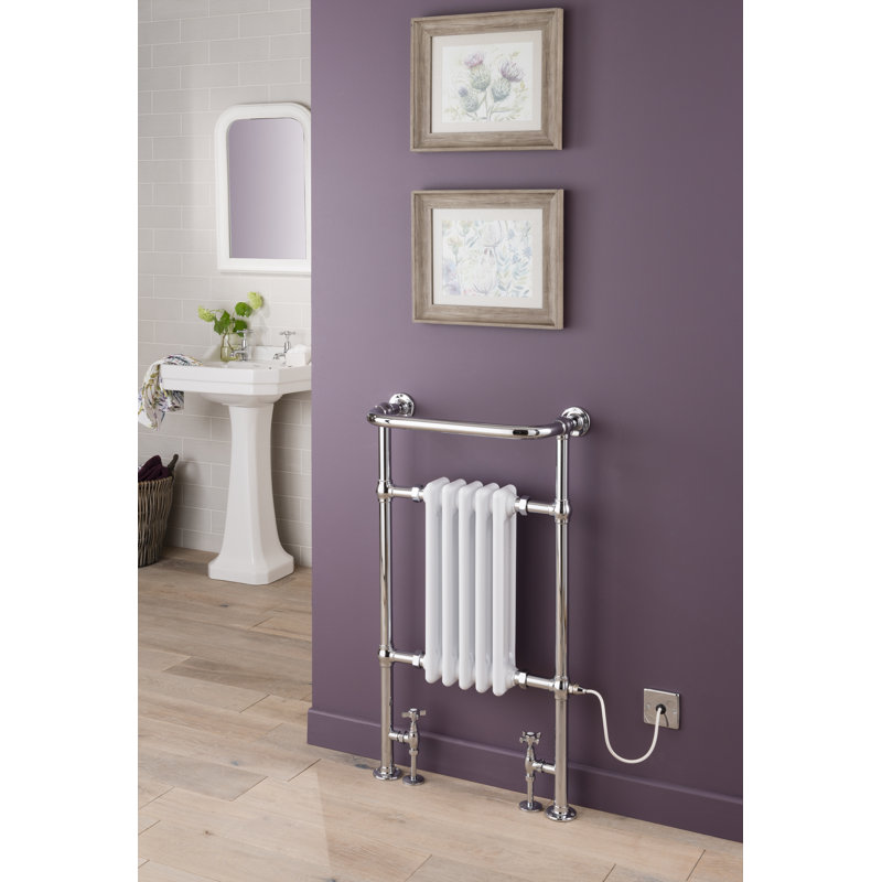 Acton Traditional Towel Rail Heated Towel Rails, 96.3cm x 53.8cm x 23cm, Electric