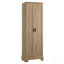 Armoire de rangement avec deux portes pour salle de bain, bureau, tablette ajustable, panneau en MDF, brun (ancien numéro de référence: N725p181207d / Wf302824aad)