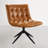 Paynesville 25.39'' W Tufted Faux Leather Upholstered Swivel Accent Side Chair-12030133