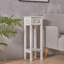 Murrell Compact Side Table: Solid Wood, Built-In Drawer & Space-Saving Design-1536523041