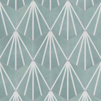 Horizon 7-3/4" x 9" Porcelain Patterned Wall & Floor Tile