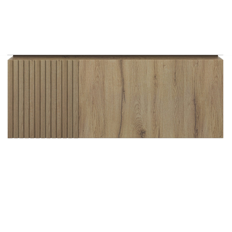 Armoire en chêne blanc de 36 po MURI seulement, sans lavabo ni dessus, sans robinet ni couvercle, Chêne blanc