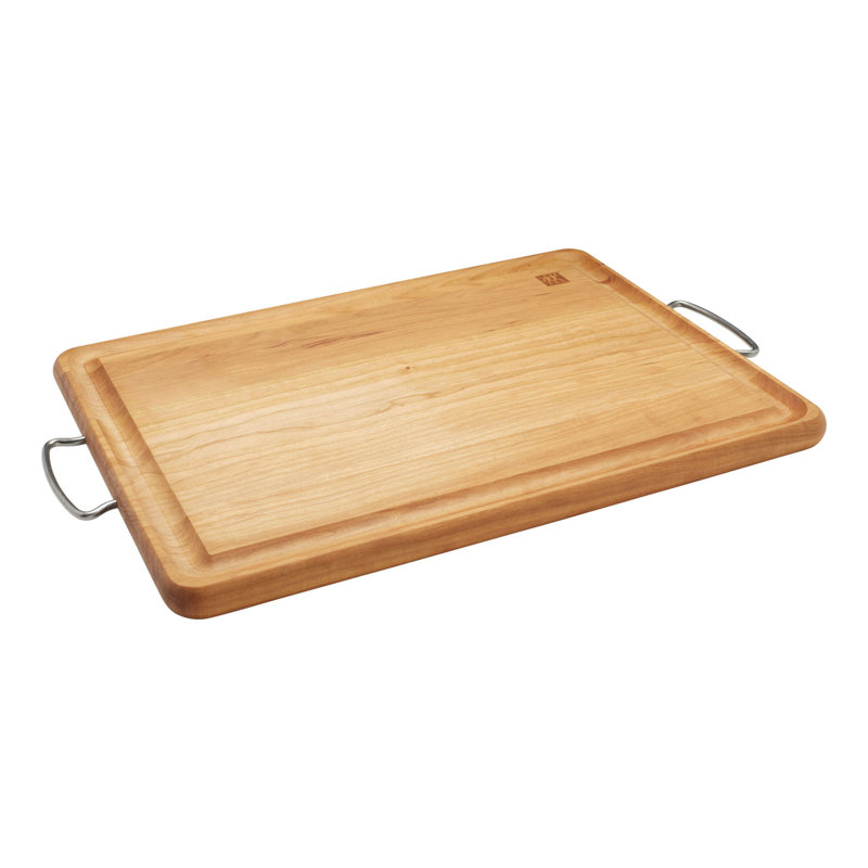 ZWILLING Cherry Carving Board With Handles 20-Inch X 15-Inch X 1-Inch