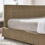 Structure de lit double rembourrée capitonnée, structure de canapé-lit avec dossier et accoudoirs confortables, lit double pour chambre à coucher, salon-1501525717