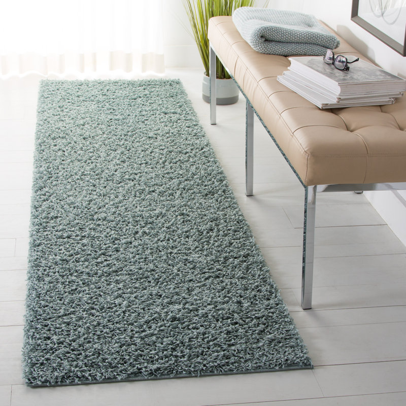 Tapis Weyburn Seafoam, Tapis de couloir 2 pi 3 po x 8 pi