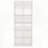 Narrow 12-Cube Modern Bookcase Vertical Horizontal Storage