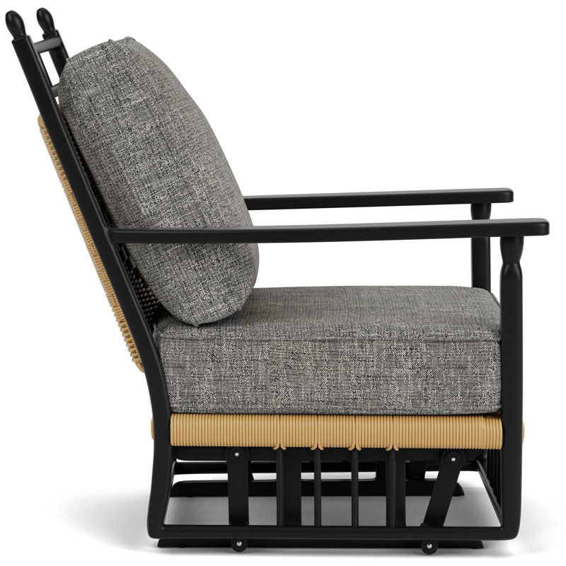Low Country Outdoor Glider, Black Sand