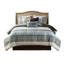 Édredon pour très grand lit bleu 7 pièces-129988337-129988338