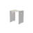 Freestanding Solid Surface Bathroom Shower Stool  Hollowed-Out Seat
