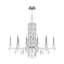 Siena 10 Light 40.5in x 30in Chandelier in Antique Silver with Clear Heritage Handcut Crystals-340986959-340986961