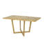 Julianna Oak Solid Wood Base Dining Table-980118351-980118341