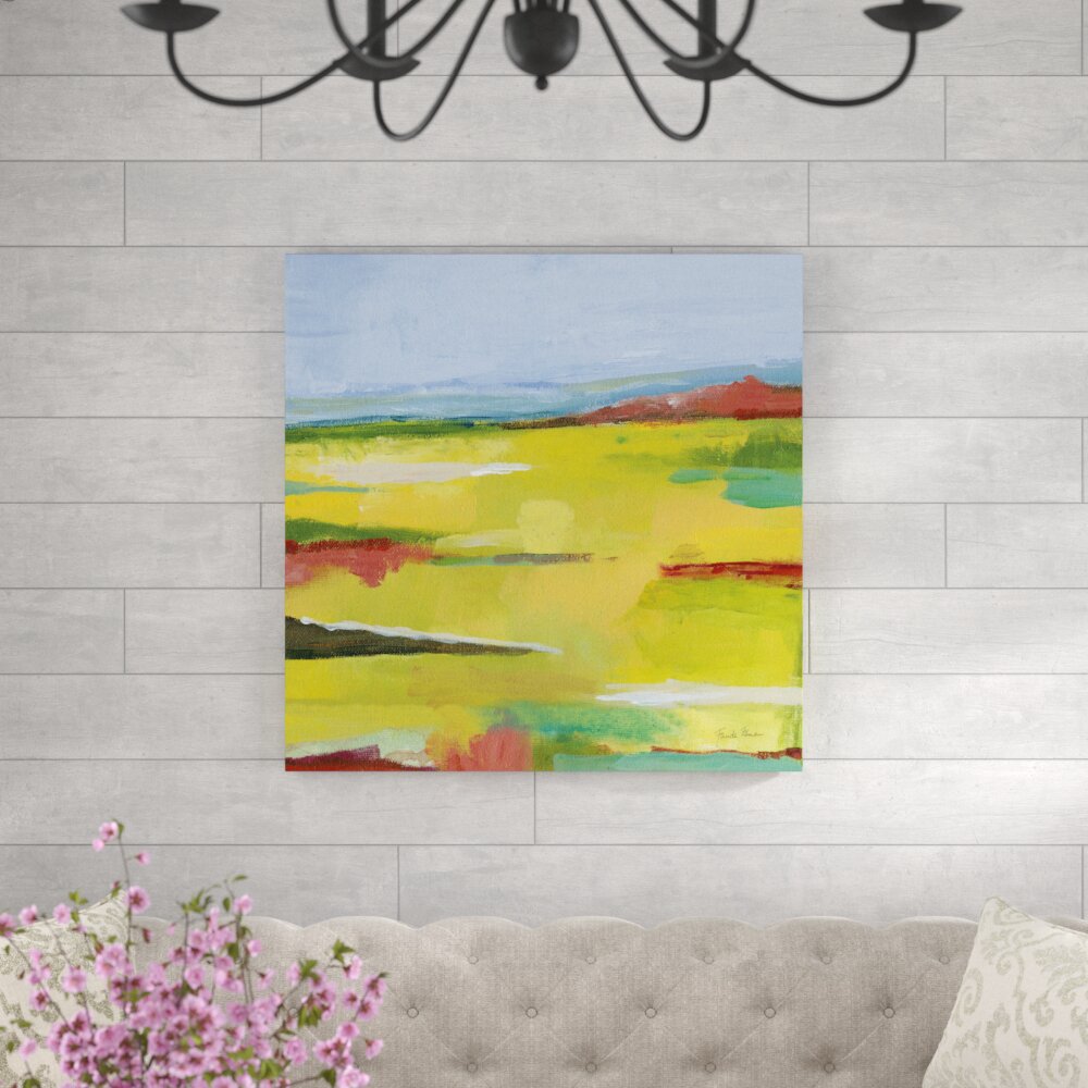 Leinwandbild Landscape Abstract von Farida Zaman