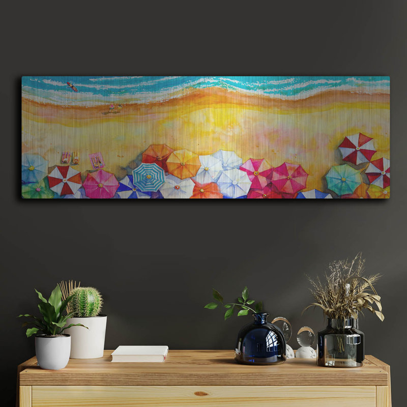 Parasols de plage, H 12 po x l 36 po