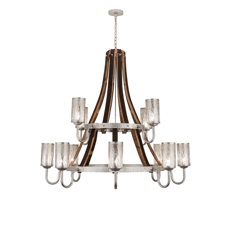 12 - Light Dimmable Empire Chandelier