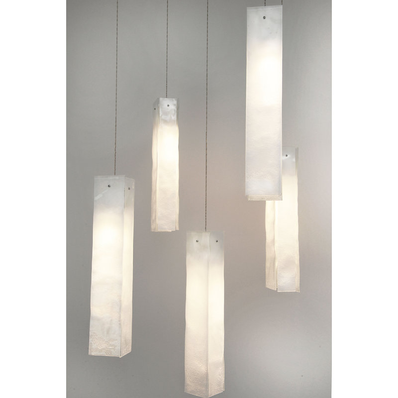 5 - Light Cluster Pendant, White