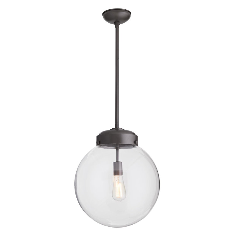 Reeves Outdoor Pendant, Aged Iron