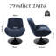 Bilbe Upholstered Boucle Swivel Lounge Chair-1943311173