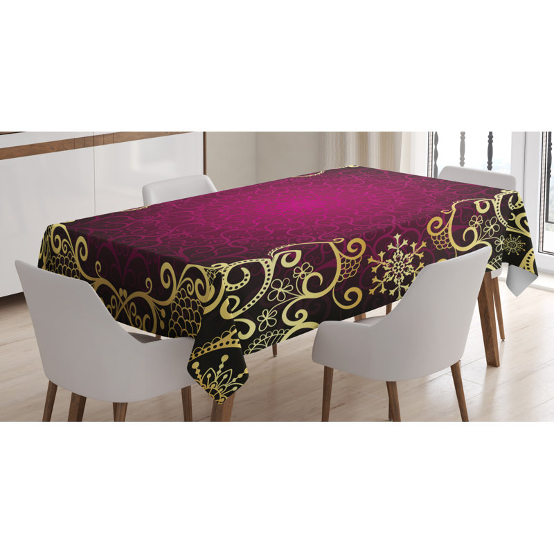 Floral Tablecloth, 90" L x 60" W