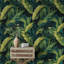 Papier peint feuille de bananier tropical