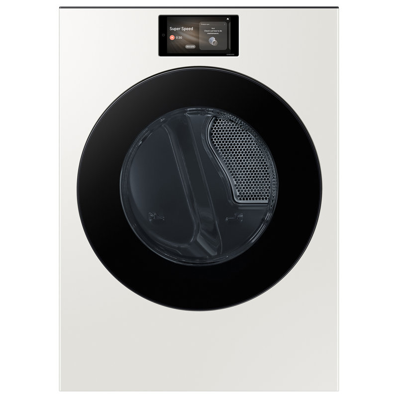 Samsung 7.6 cu. ft. Bespoke AI Ultra Capacity Front Load Electric Dryer with AI Home and AI OptiDry+ in Ivory, Ivory