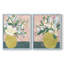 Arrangement à motifs I - impression encadrée de qualité supérieure - prête à être accrochée - aucun clou requis - aucun clou requis-108019518-108019524