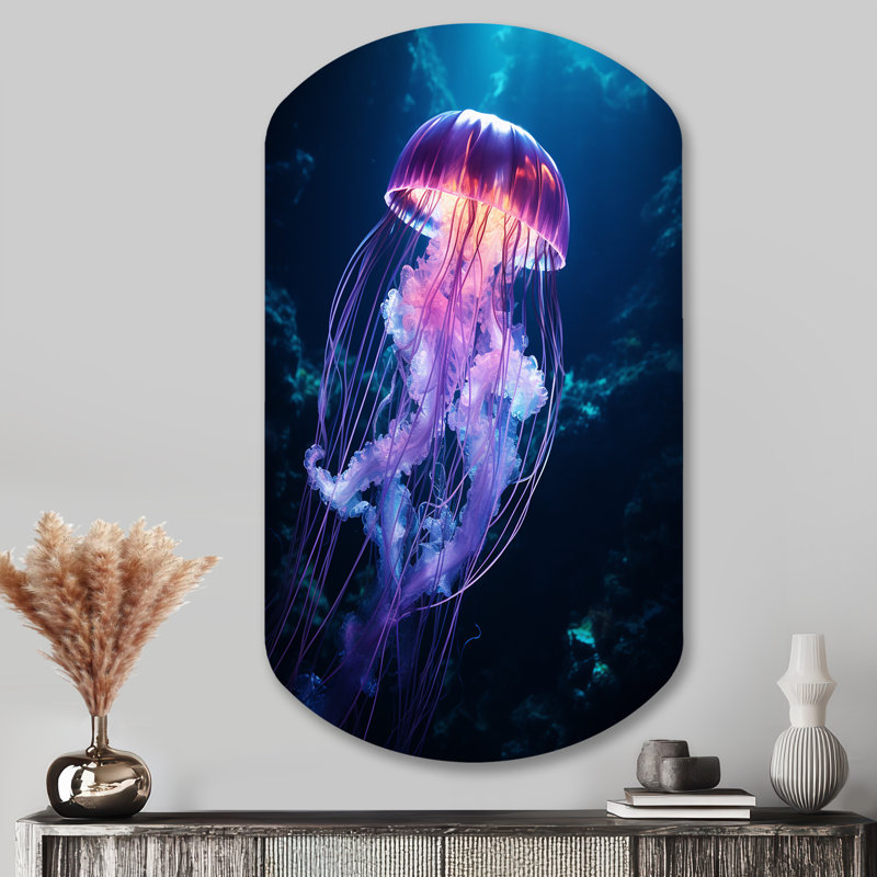 Risley - médaillon asymétrique en métal, sculpture murale cylindrique, H 43 po x l 23 po
