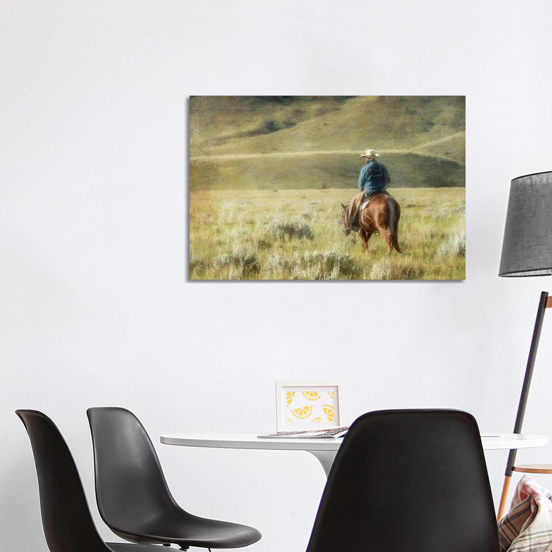 Cowboy Time 1 Piece Wrapped Canvas Wall Art, 66.04 cm H x 45.72 cm W x 1.91 cm D
