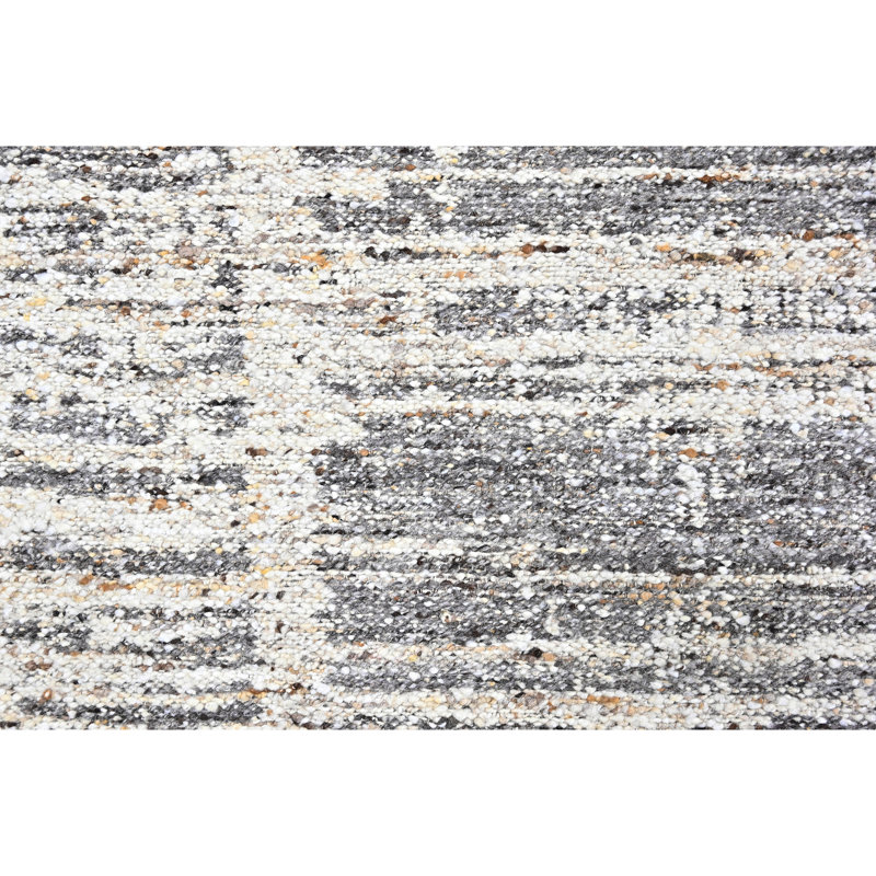 High-Quality Hand-Knotted Sand Area Rug, Rectangle 9' x 12', Brown