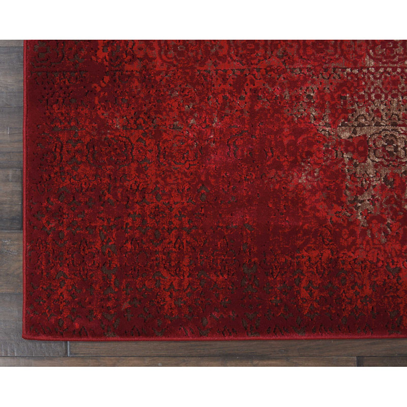 Arashel Abstract Indoor Rug, Runner 2'2" x 7'6"