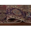Tapis rose à motif géométrique traditionnel 9 x 13