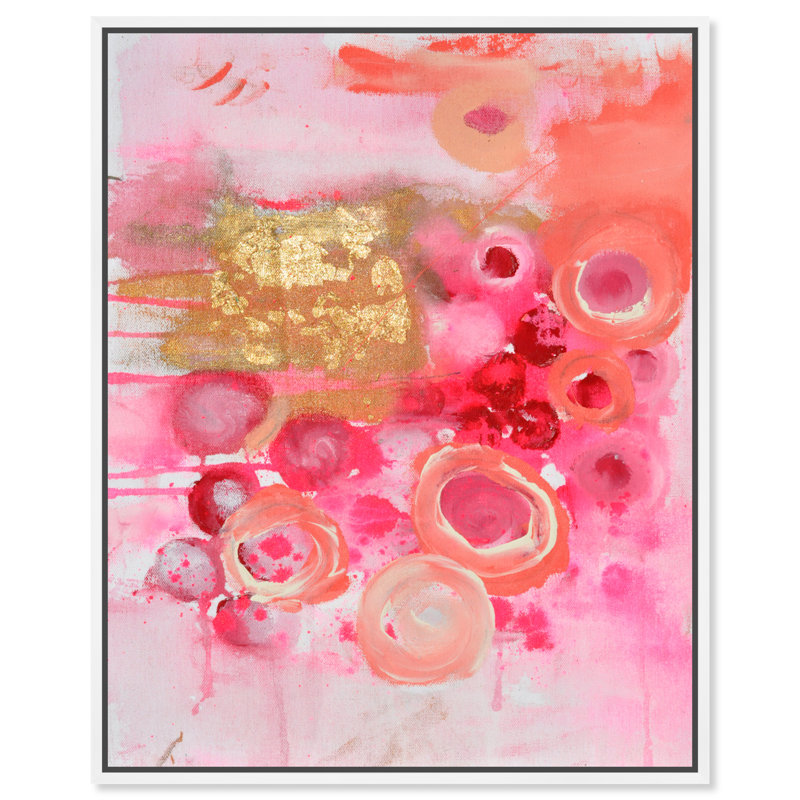 « maculae »-motif à flotteur, impression sur toile, H 36 po x l 30 po x P 1,5 po