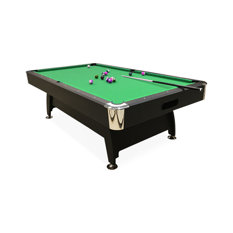 Table de billard d'intérieur trois-en-un multifonctionnelle commerciale, Vert, H 31,89 po x L 83,86 po x l 48,03 po 