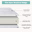 Foldable Floor Mattress, Guest Bed with Foam Filling, Space-Saving Sleeping Mat, Single/Double-124909445