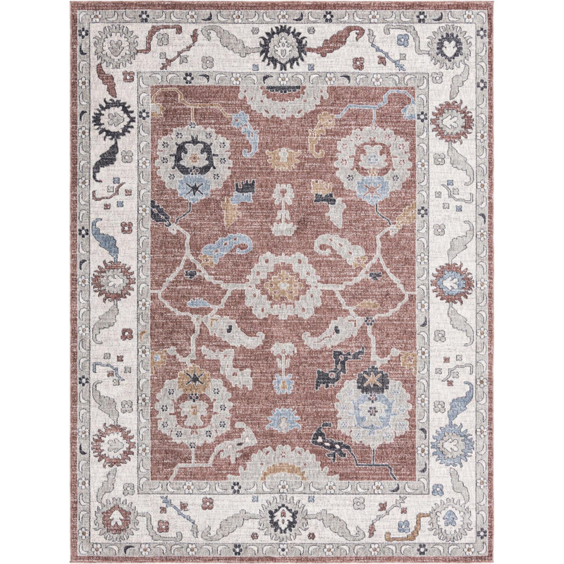Policarpio Oriental Indoor Rug, Rectangle 2' x 3'