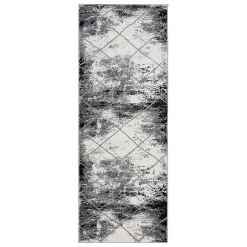 Hellie Abstract Indoor Rug, Runner 2'2" x 7'8"