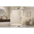 56-60 " X 72" Tempered Glass With Explosion Proof Film, Aluminum Frame Double Sliding Shower Door, "1/4 (6 Mm), Stainless Steel Handle-114613303