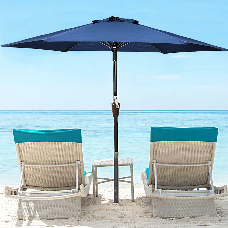 Parasol de marché 90,5 po Kyron, Bleu