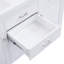 Meuble-lavabo moderne Kensington de 58,70 po avec 3 tiroirs, 2 portes d'armoire, une tablette ajustable et des ferrures à fermeture amortie (lavabo non inclus)