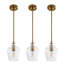 Luminaire suspendu en forme de cloche 1 lumière-133866539